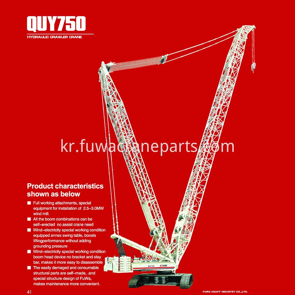 Crawler Crane with Luffing Jib